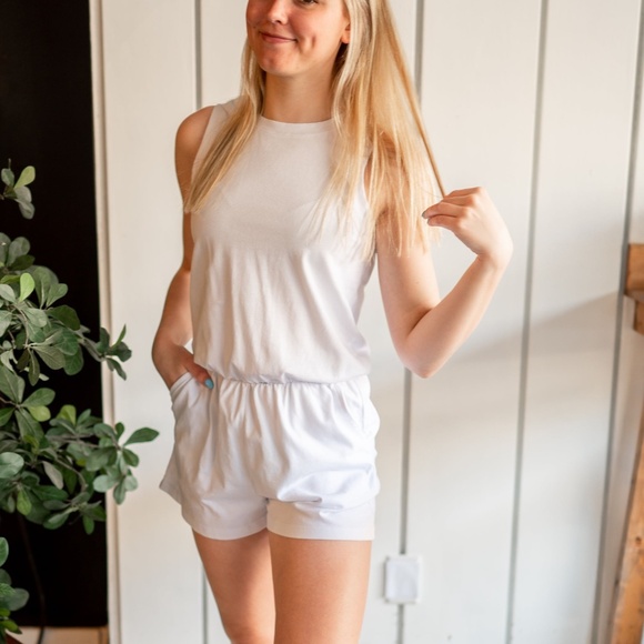 ZSupply - Adira Cotton Romper - White - Picture 1 of 2